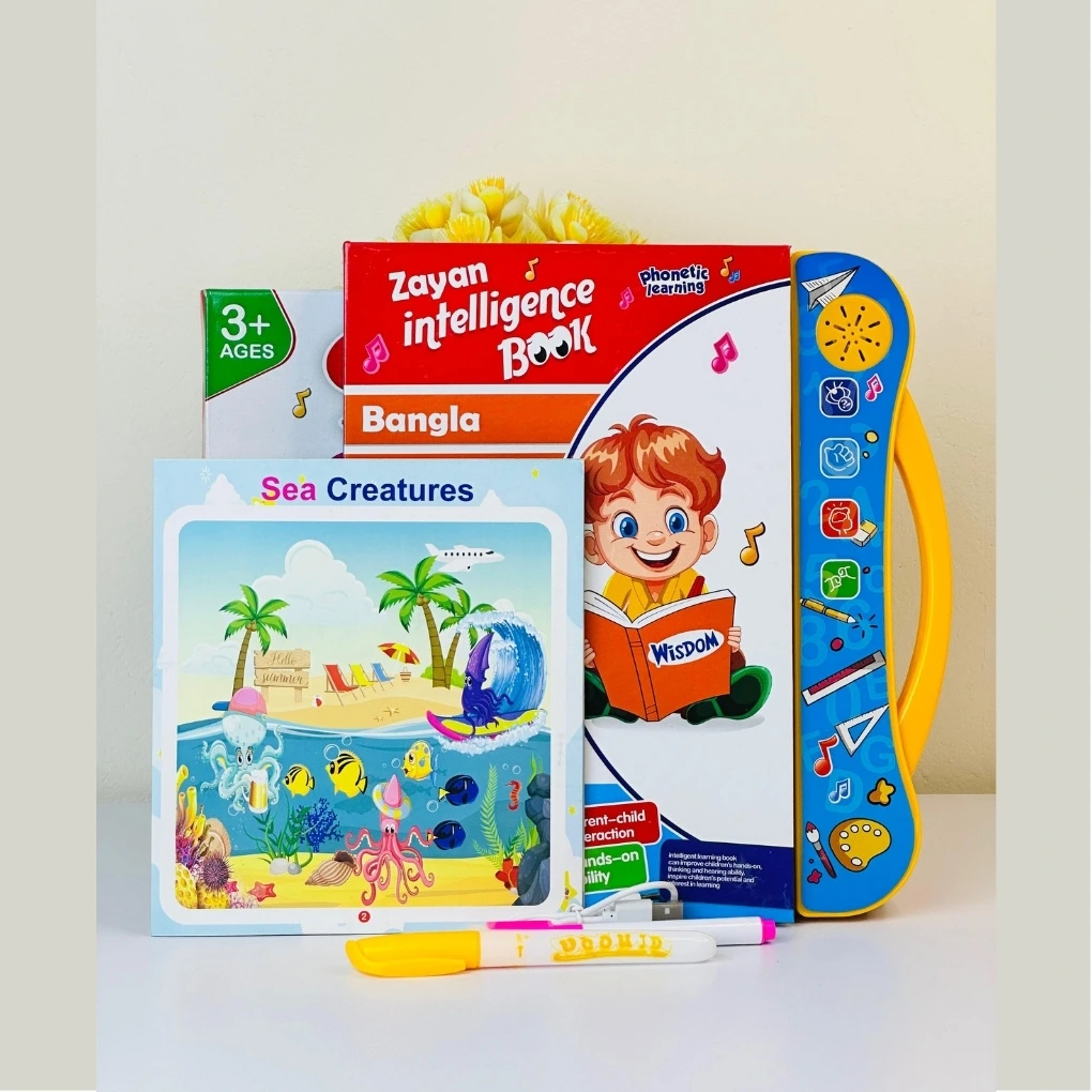 𝗜𝗻𝘁𝗲𝗹𝗹𝗶𝗴𝗲𝗻𝗰𝗲 𝗕𝗼𝗼𝗸 With Water Book (𝗥𝗲𝗰𝗵𝗮𝗿𝗴𝗲𝗮𝗯𝗹𝗲)