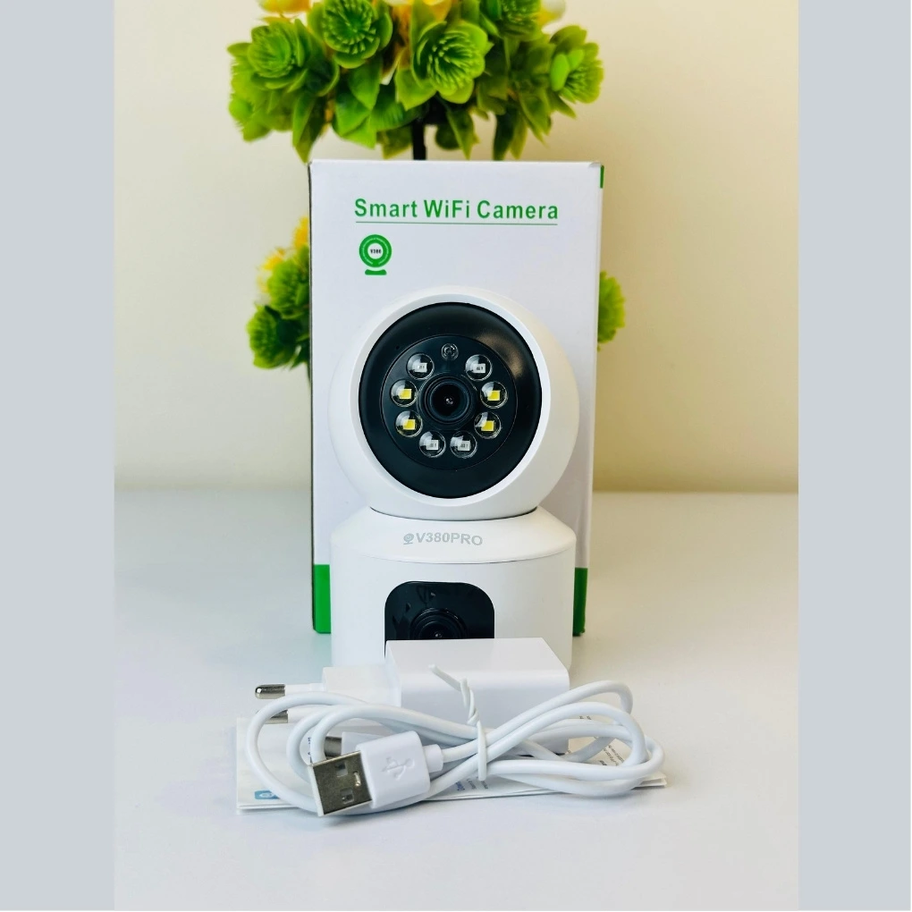 Dual Lens Doll V380 PRO WIFI IP Camera Night Vision Two-way Voice Home WIFI IP Security Camera
