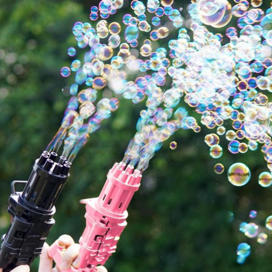 Bubble Toy Gun Blaster Automatic Electric Bubble Toys Gun